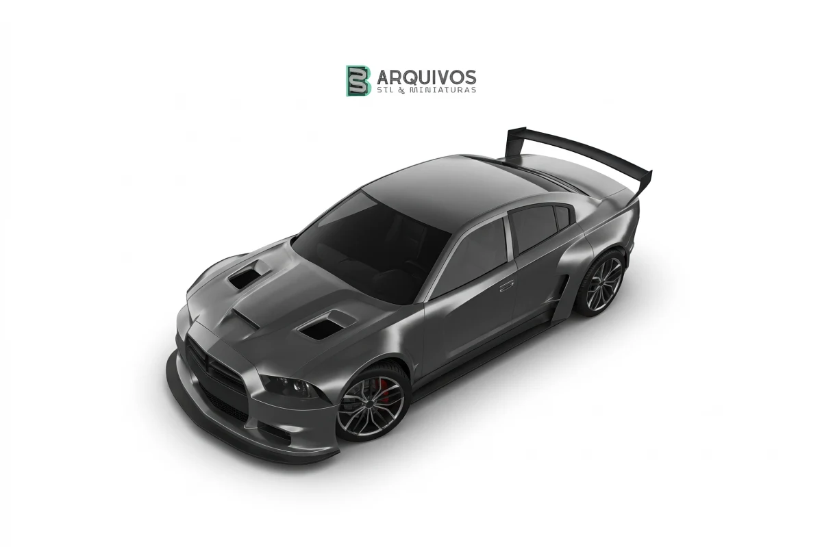 Modelo 3D STL - Dodge Charger 2012 Restyling — foto 4